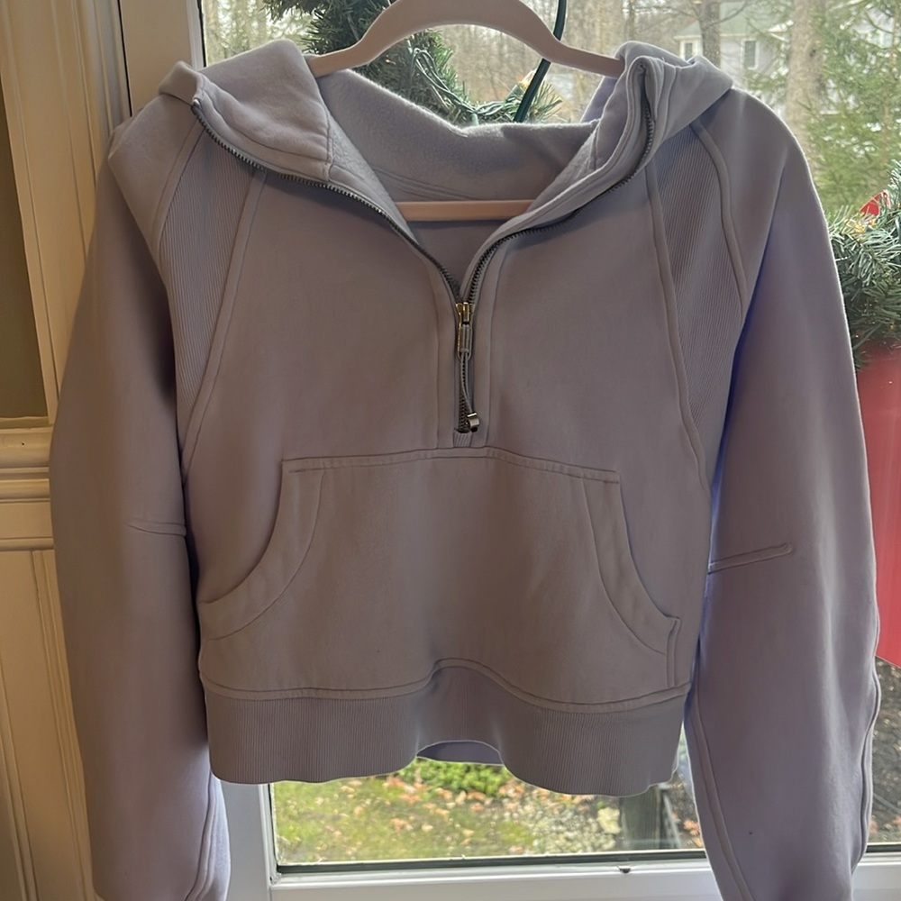 lululemon scuba half zip hoodie